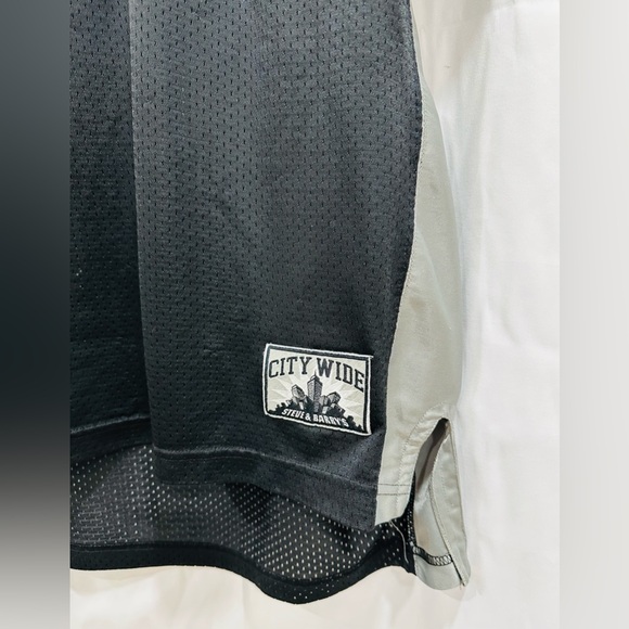 Vintage Oakland Raiders Steve &‎ Barrys Black Silver Football Jersey Adult Sz XL - Picture 2 of 8